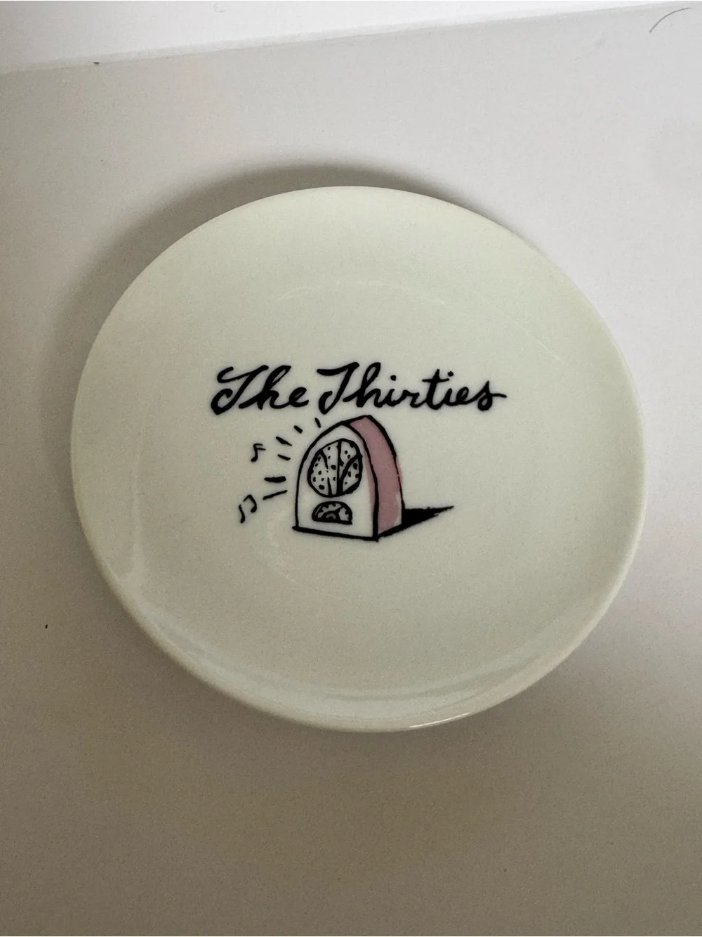 Pottery Barn Millennium Series The Thirties Mini Plate Vintage Radio 4”